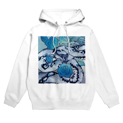 青薔薇と幻想蛇 [誠実] Hoodie