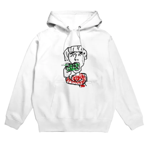 アスパラガスを貪る人 Hoodie