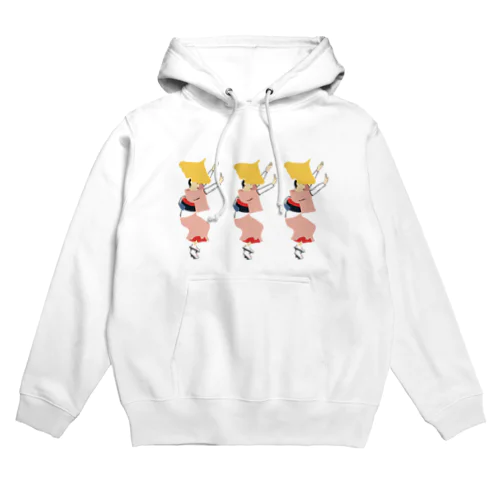 阿波踊りとイチョウ葉っぱ Hoodie