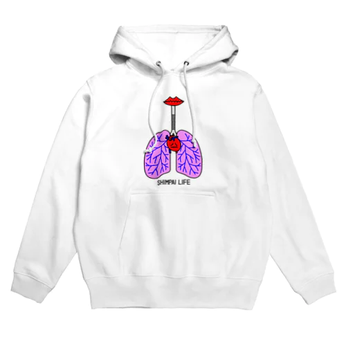 (２４時間) 心配ライフ Hoodie