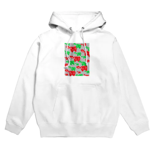 赤べこ（はいいろ） Hoodie