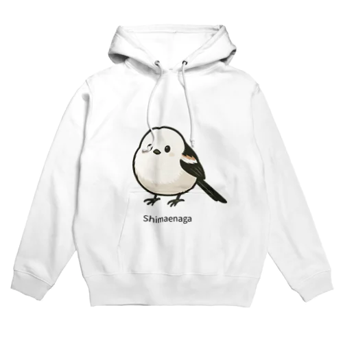もふもふシマエナガTシャツ｜癒し系どうぶつデザイン Hoodie