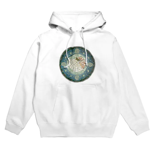 モザイクアート*オウム貝 Hoodie