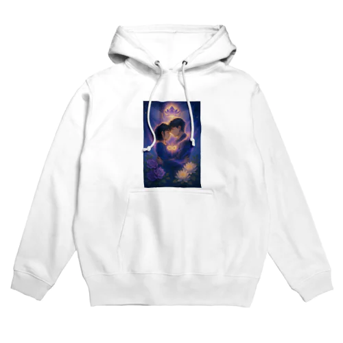 ツインレイ一ヒーリングアートグッズ Hoodie