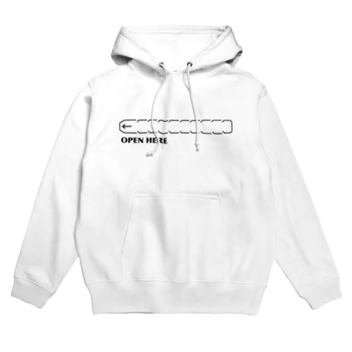 ここから開けてください Hoodie