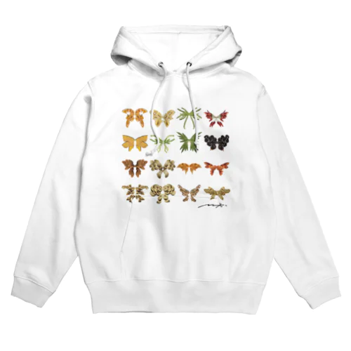 「Lif-e-Motion」蝶 Hoodie