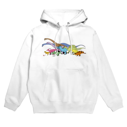恐竜せいぞろい Hoodie
