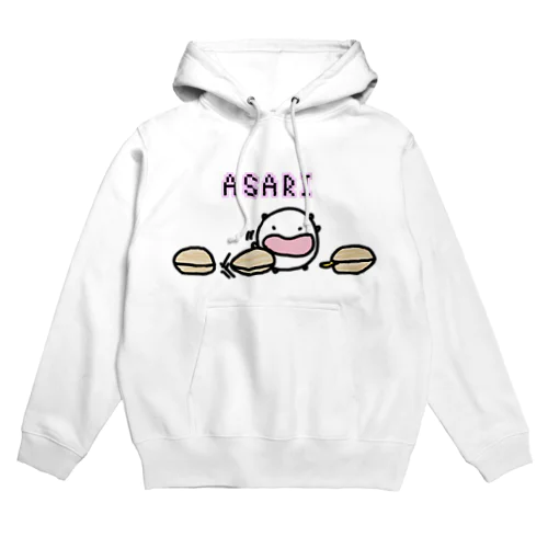 弛んだアサリに喝を入れるバイト中のねこです Hoodie