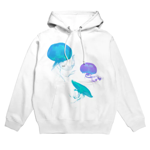 Jelly Fish #Blue Hoodie