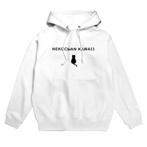 無地ネコチャン Hoodie