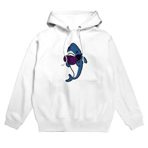 秋茄子はサメに食わすな Hoodie