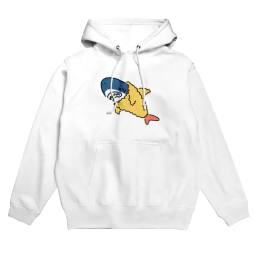 サメは海老天ごっこがお好き Hoodie