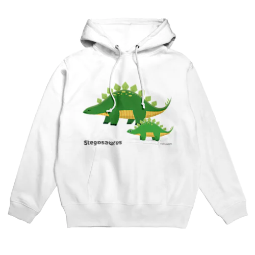 ステゴサウルスの親子 Hoodie