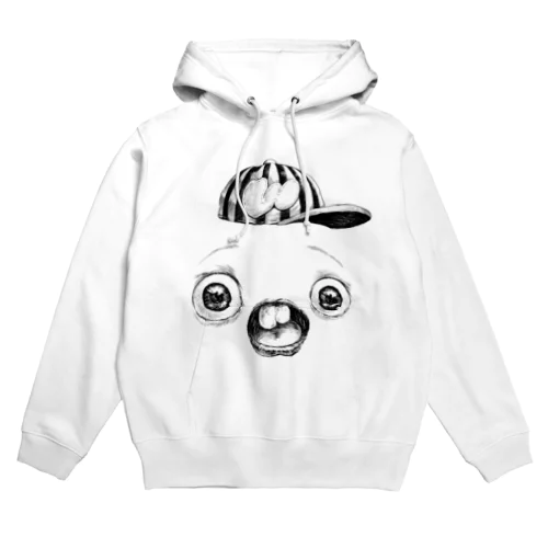 さちおくんの顔の写真 Hoodie