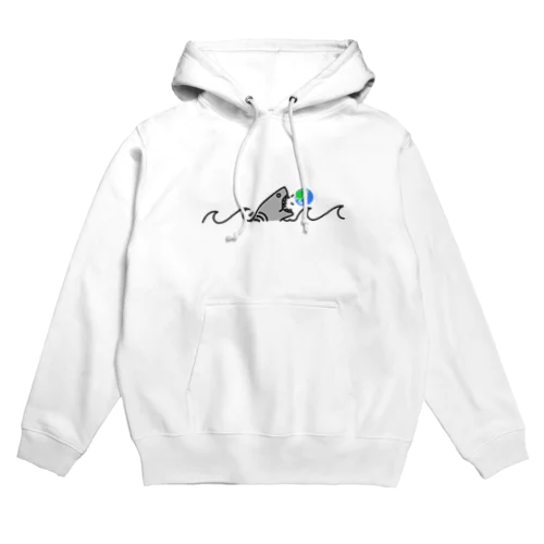 食いしん坊なサメ Hoodie