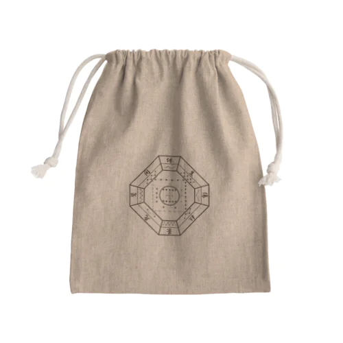 銀貨三十枚 八門遁甲(ライン) - 南面 Mini Drawstring Bag
