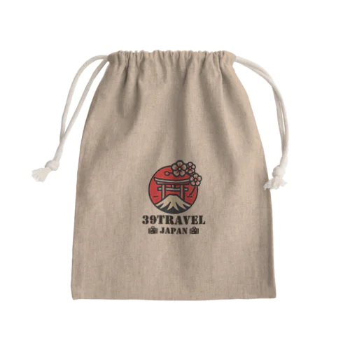 39travel japan Mini Drawstring Bag