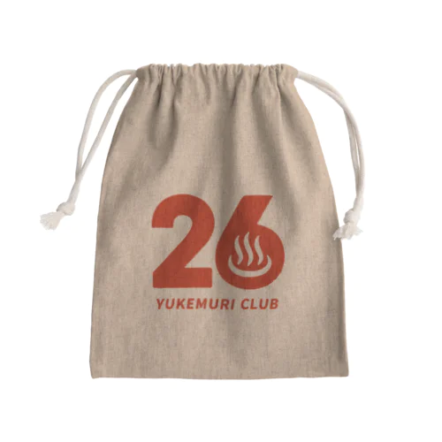 26 YUKEMURI CLUB Mini Drawstring Bag