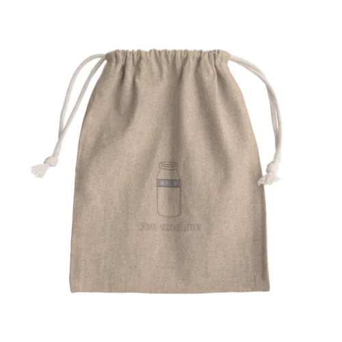 You and me Mini Drawstring Bag