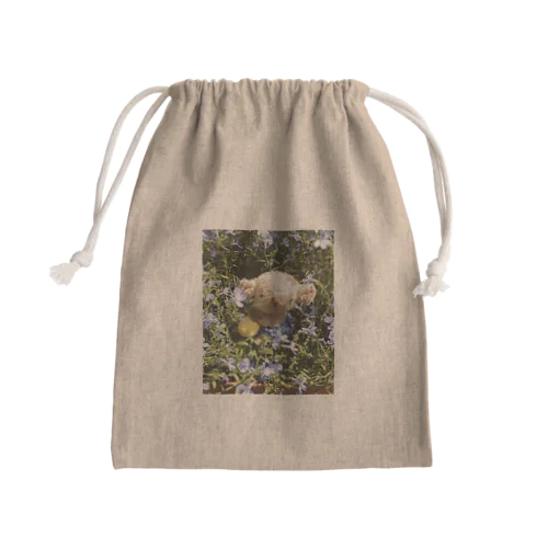 🐹Chutaro (in garden) Mini Drawstring Bag
