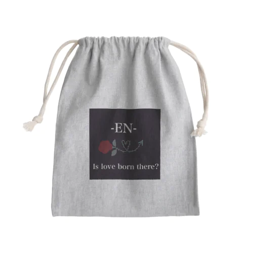 EN薔薇ハートロゴ Mini Drawstring Bag