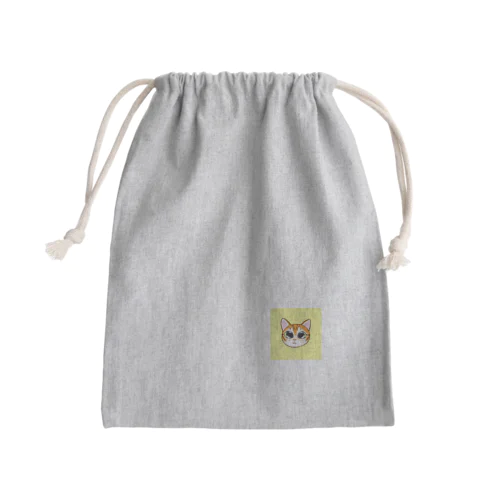 コタにゃ(黄) Mini Drawstring Bag