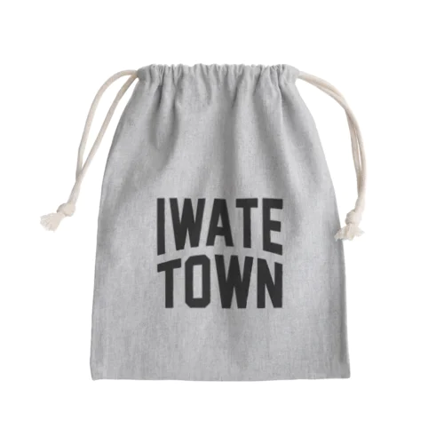 岩手町 IWATE TOWN Mini Drawstring Bag