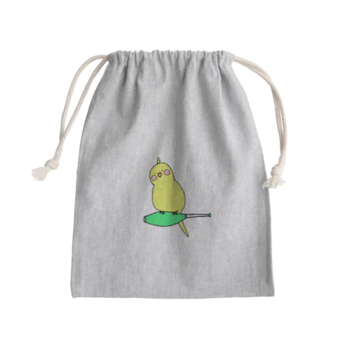 クラブ大好きインコさん！ Mini Drawstring Bag