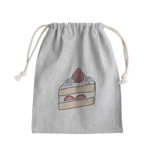 ショートケーキ🍓 Mini Drawstring Bag
