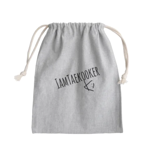 IamTaekooker Mini Drawstring Bag