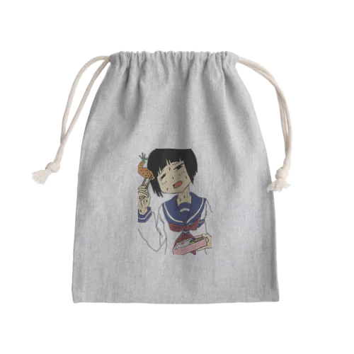 お弁当今野さん Mini Drawstring Bag