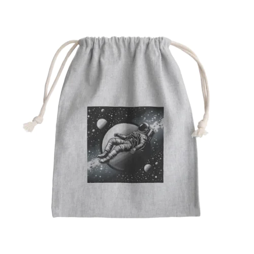 宇宙の浮遊 Mini Drawstring Bag