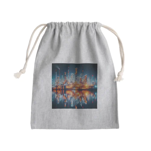 コンビナート夜景 Mini Drawstring Bag