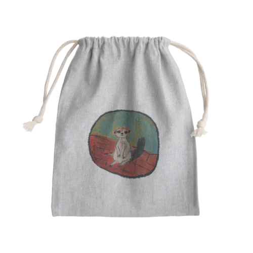 ミーアキャット Mini Drawstring Bag