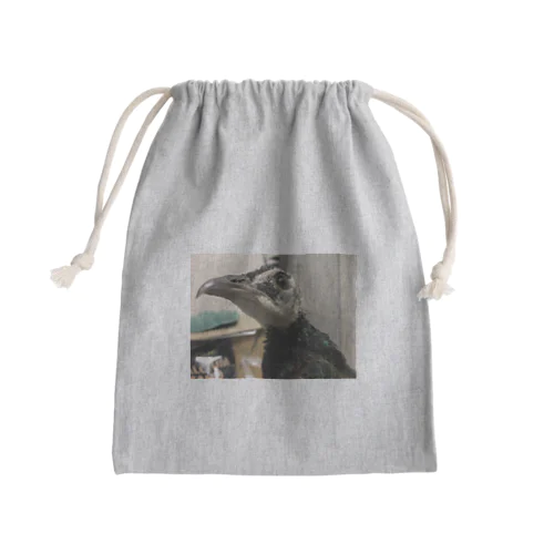 クジャクの雛 アップ Mini Drawstring Bag