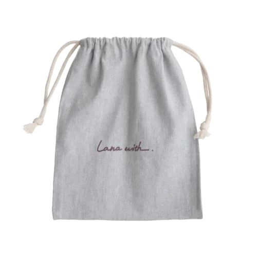 Lana with. Mini Drawstring Bag