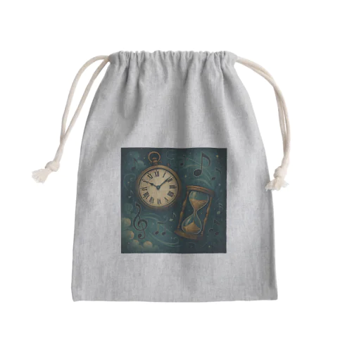 音楽と時間の狭間で ─ 幻想のメロディ Mini Drawstring Bag
