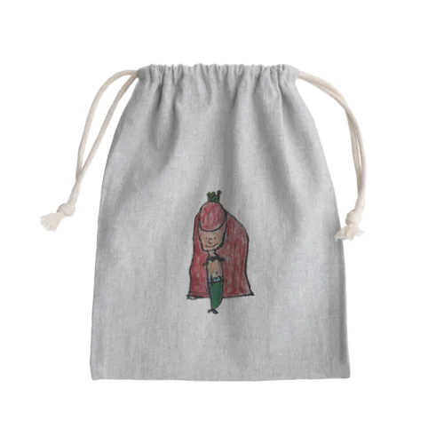 マーメイド Mini Drawstring Bag