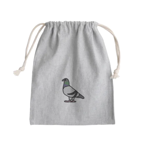 ハト Mini Drawstring Bag