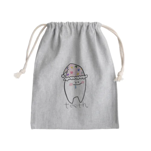 歯、おやすみ。 Mini Drawstring Bag