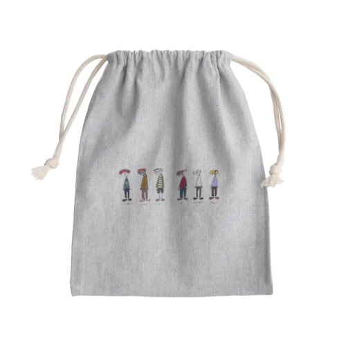 sushi人間（カラー） Mini Drawstring Bag