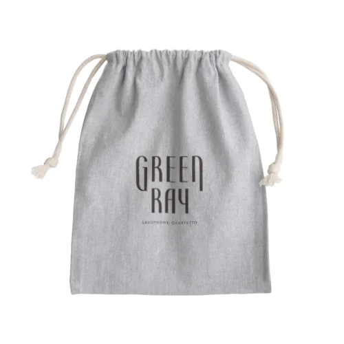 【黒ロゴ】ぐりーんれい Mini Drawstring Bag