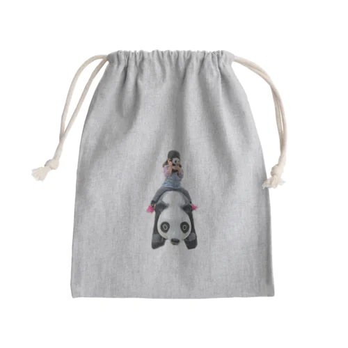 パンダ Mini Drawstring Bag