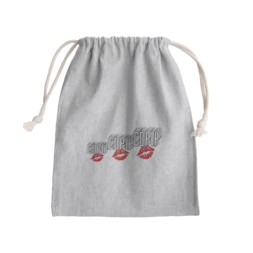 copip 連続chuー Mini Drawstring Bag