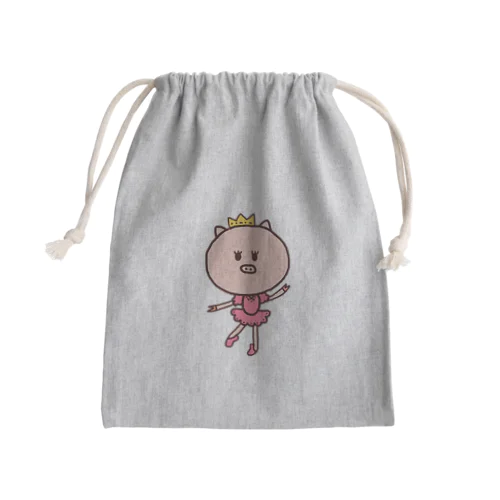 ブタリーナちゃん♡ Mini Drawstring Bag