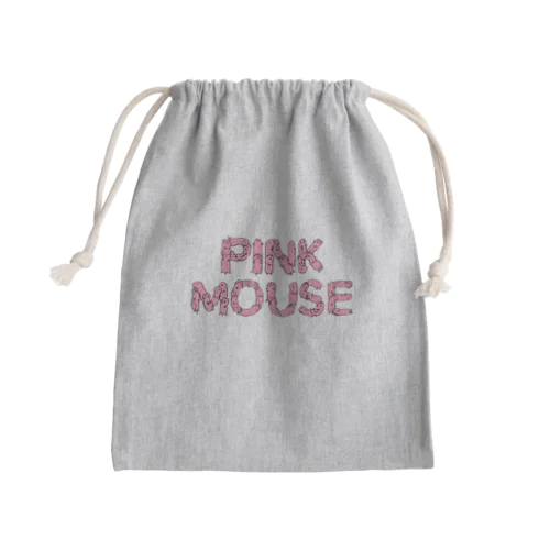 かわいいピンクマウスさんのPINK MOUSE Mini Drawstring Bag