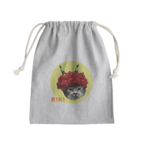 赤鬼リキちゃん Mini Drawstring Bag