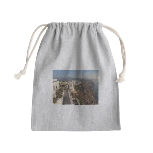 Viva Santorini  Mini Drawstring Bag