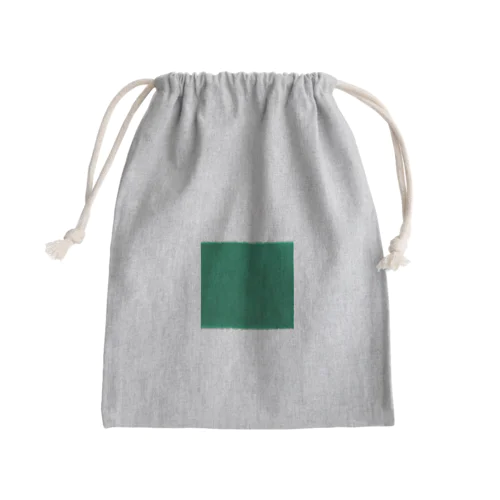 平織/みどり Mini Drawstring Bag