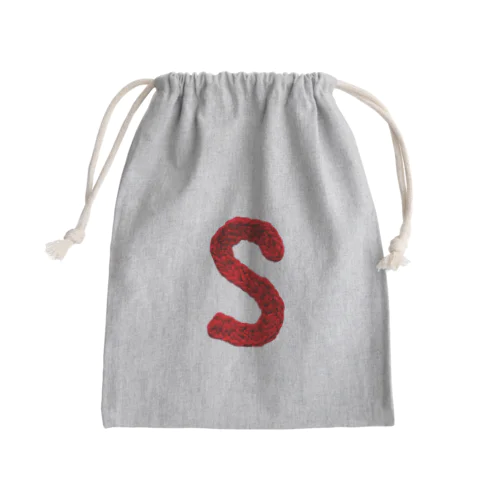 アルファベット巾着/S Mini Drawstring Bag